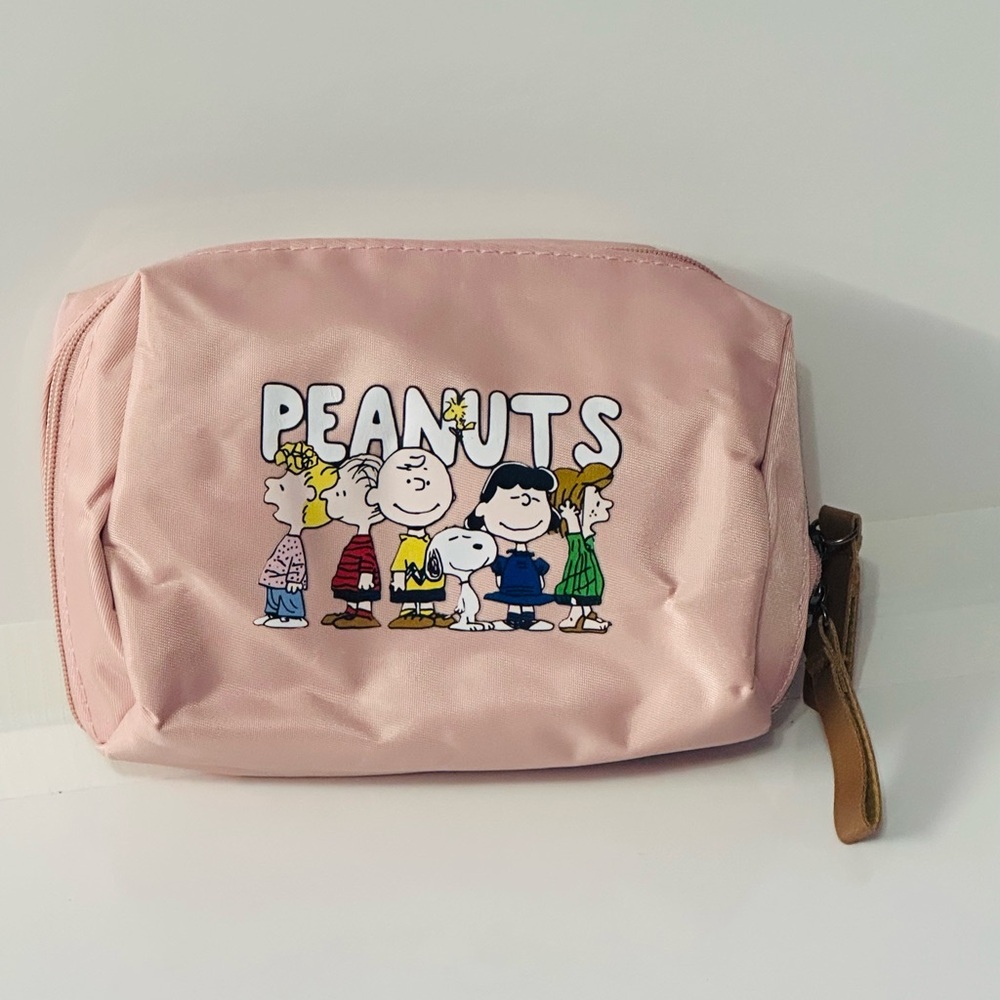 Peanuts Pink Cosmetic Bag